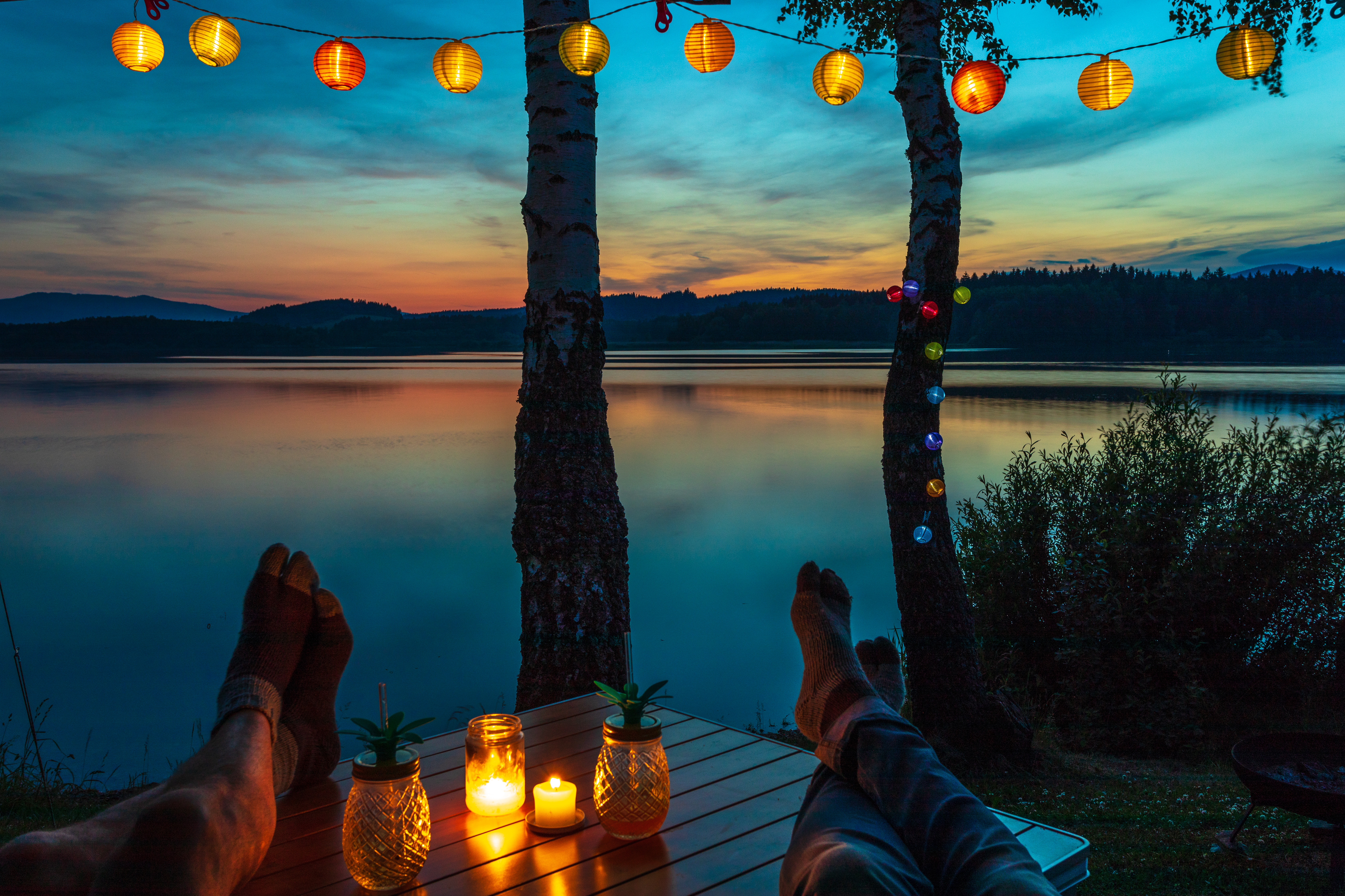 Erholung am Stausee Lipno